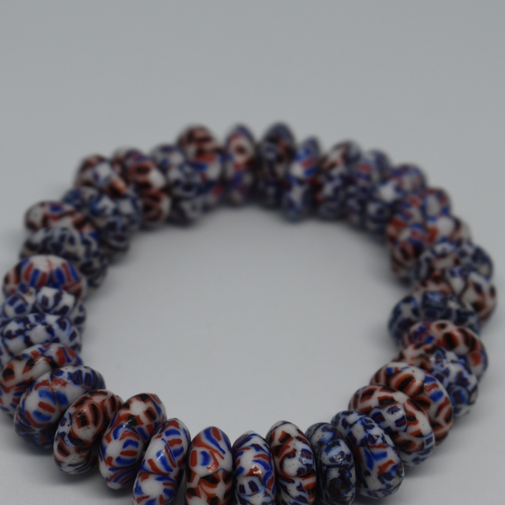 Set - African Slave Trade Glass Bead Bracelets - N - Picture 8 of 8